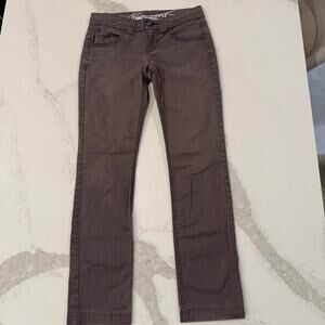 Vintage Y2K EDC by Espirit Low Rise Slim Straight Pants Women's 32 Brown Casual